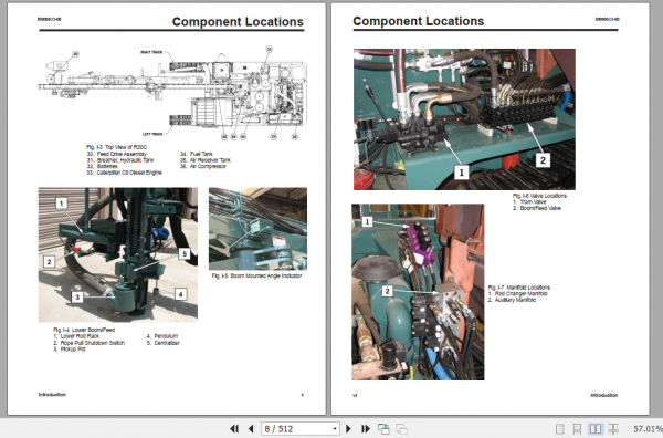 CAT Hydraulic Track Drill MD5075 Service Manual BI006823 00 435119 2