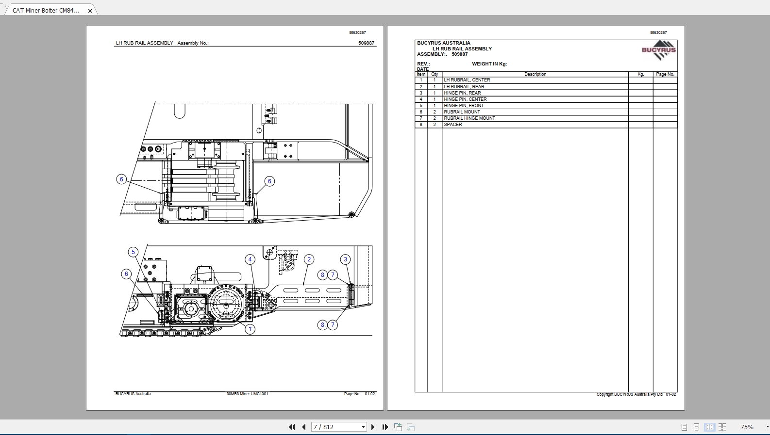 CAT Mining Equipment 819MB Full Collection Spare Parts Manuals PDF DVD
