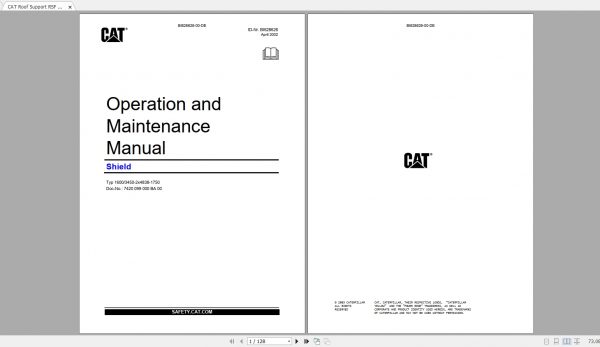 CAT Roof Support 3.7GB Full Models Operation Maintenance Manuals PDF DVD 4