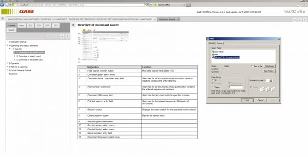 CLAAS WebTIC Offline RU Russian 07.2021 Operator Repair Manual Service Documentation DVD 11