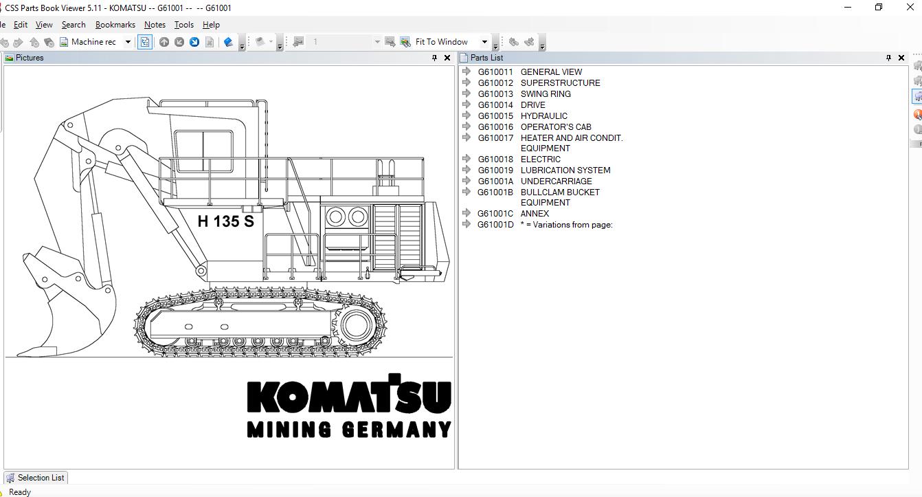 CSSPARTS Komatsu LinkOne CSS EPC USA 07.2021 Spare Parts Catalog 4