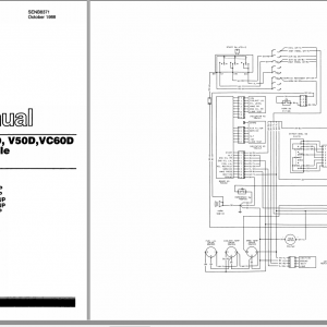 Caterpillar Lift Truck T50D Hydraulic Schematic Disassembly Assembly Service Manuals 1