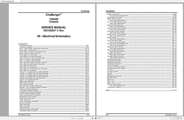 Challenger EU Applicators TG8300 TERRAGATOR CHASSIS Schematic PDF EN 1