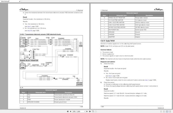 Challenger EU Applicators TG8300B APPLICATOR CHASSIS Schematic PDF EN 2