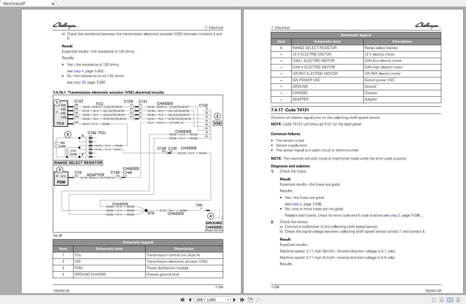 Challenger EU Applicators TG8300B APPLICATOR CHASSIS Schematic PDF EN 2
