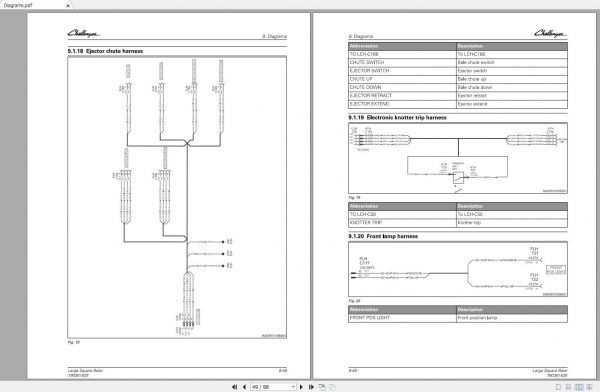 Challenger EU LARGE SQUARE BALER 2240 2250 2260 2270 2270 XD 2290 Schematic PDF EN 3