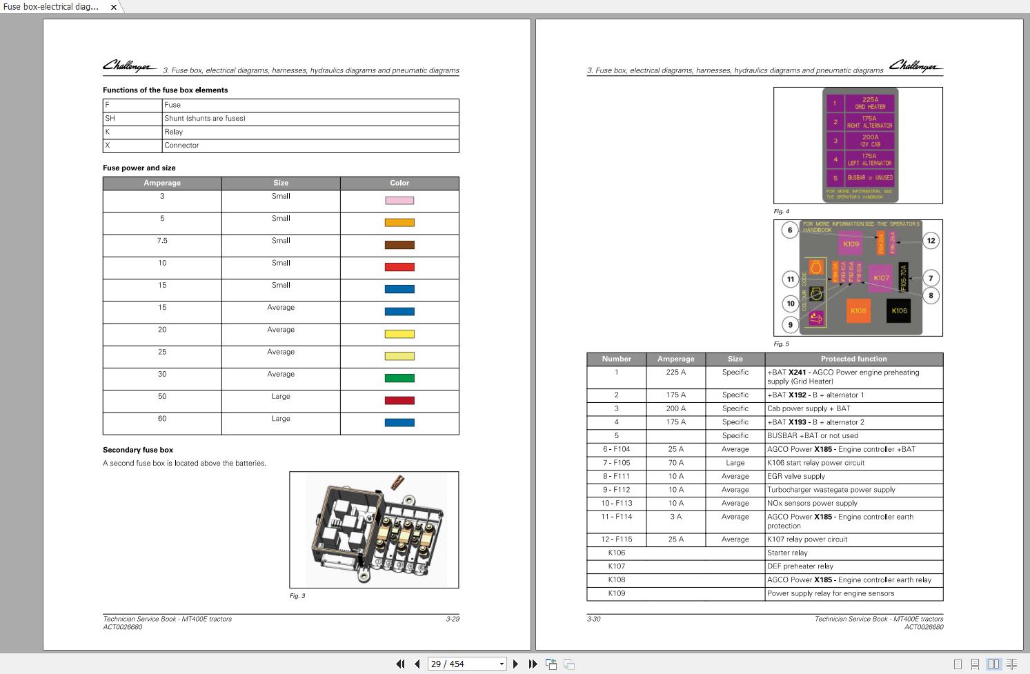 Challenger EU Tractor MT455E MT465E MT475E MT485E MT495E Schematic PDF EN 2