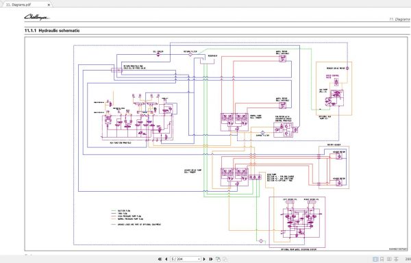 Challenger EU WINDROWER TRACTOR WR9950 WR9960 WR9970 WR9980 Schematic PDF EN 2