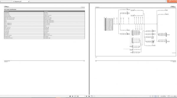 Challenger NA LARGE SQUARE BALER 2240 2250 2260 2270 2270 XD 2290 Schematic PDF EN 2