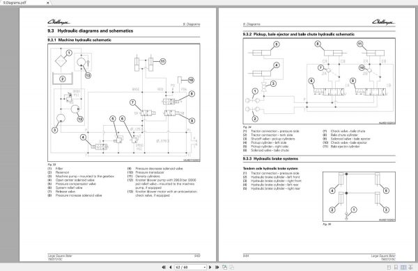 Challenger NA LARGE SQUARE BALER 2370 ULTRA HD Schematic PDF EN 3