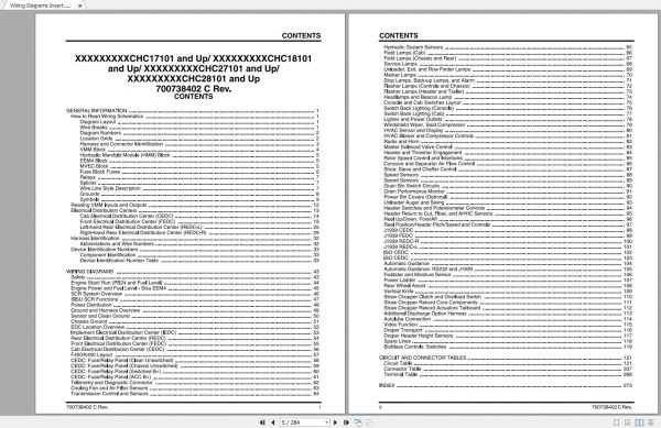 Challenger NA ROTARY COMBINE 540C 550C 560C Schematic PDF EN 1