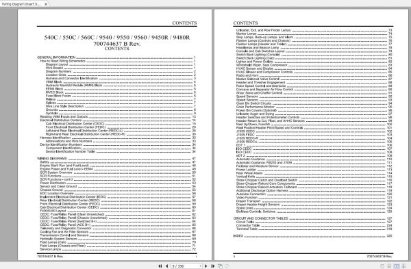 Challenger NA ROTARY COMBINE 540C 560C 79036463 A REV Schematic PDF EN 1