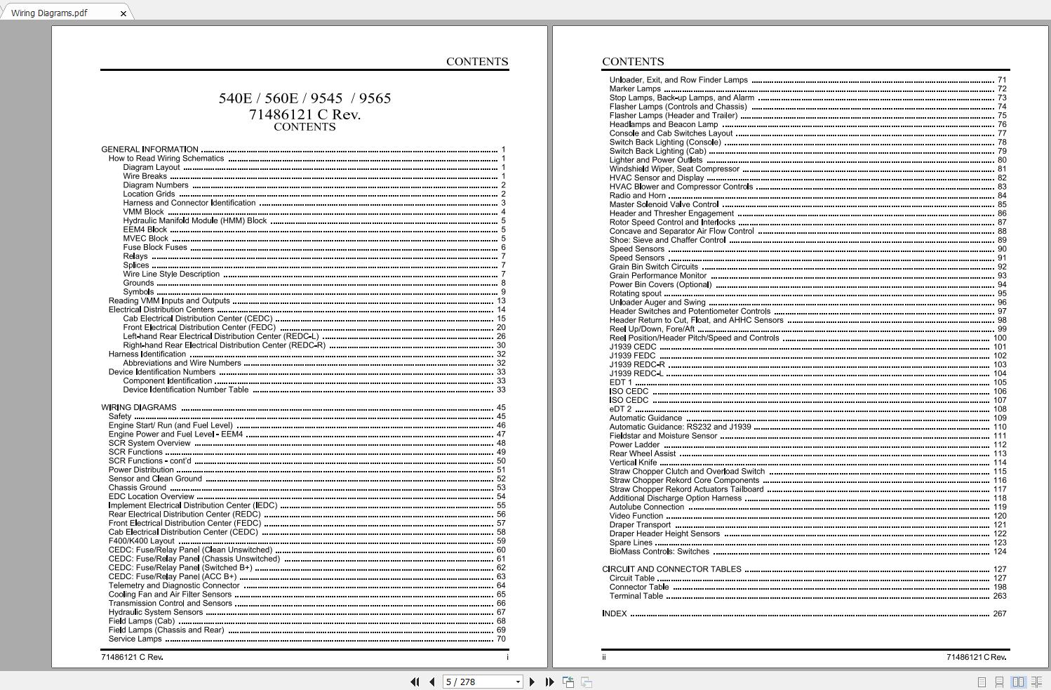 Challenger NA ROTARY COMBINE 540E 560E 79036768 B REV Schematic PDF EN 1