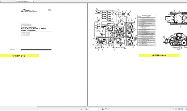 Challenger NA TRACTOR MT835 MT845 MT855 MT865 MT835B MT845B MT855B MT865B MT875B Schematic PDF FR 3