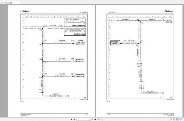 Challenger SA ROGATOR CHASSIS RG900B RG1100B RG1300B Schematic PDF EN 3