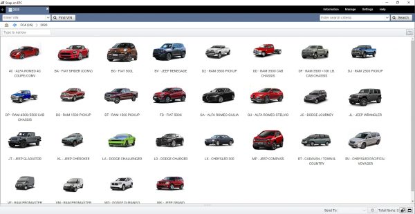 Chrysler FCA EPC5 International 05.2021 Spare Parts Catalog DVD 76