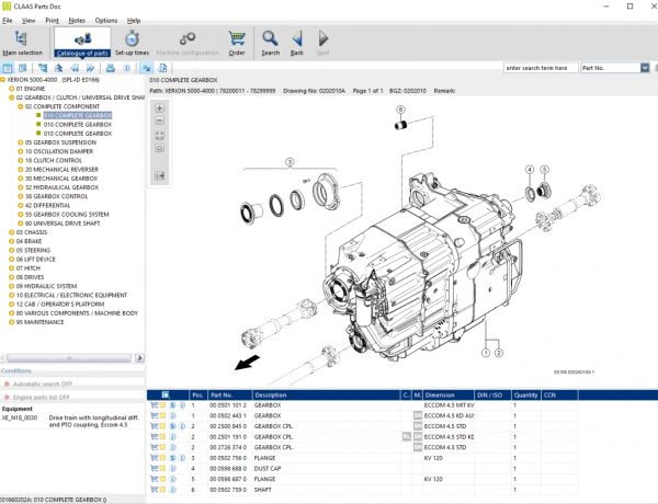 Claas Parts Doc 2.2 Agricultural Updated 686 07.2021 EPC Spare Parts Catalog DVD 574a15ef16c7172b0