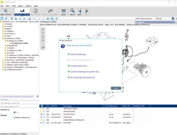 Claas Parts Doc 2.2 Agricultural Updated 686 07.2021 EPC Spare Parts Catalog DVD 8