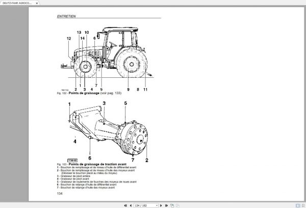DEUTZ FAHR AGROCOMPACT 60 90 User Maintenance Manual FR 3