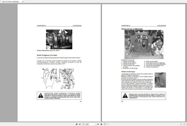DEUTZ FAHR AGROKID 30 40 50 User Maintenance Manual FR 3