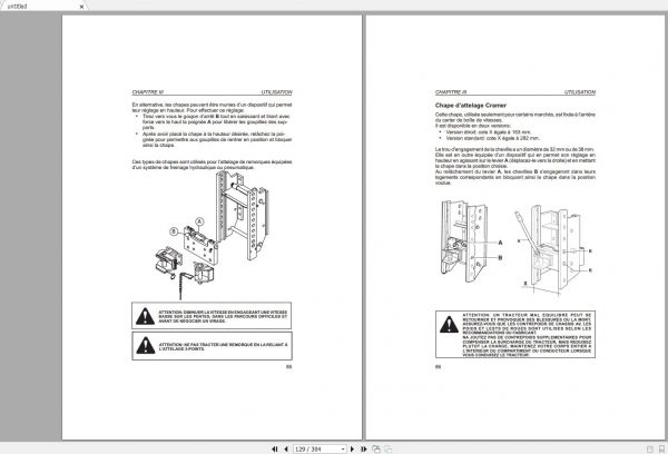 DEUTZ FAHR AGROLUX 57 67 F57 F67 User Maintenance Manual FR 3