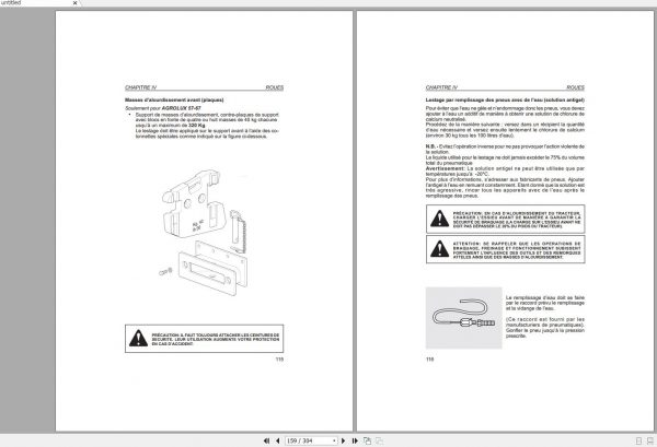 DEUTZ FAHR AGROLUX 57 67 F57 F67 User Maintenance Manual FR 4