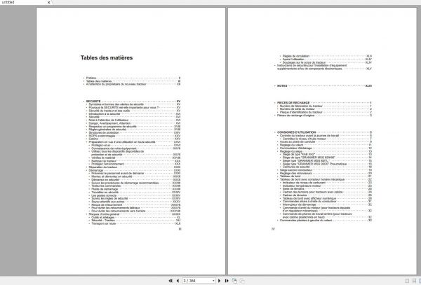 DEUTZ FAHR AGROPLUS 95 NEW User Maintenance Manual FR 2