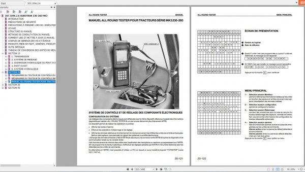 DEUTZ FAHR AGROTRON 230 260 Workshop Manual FR 3
