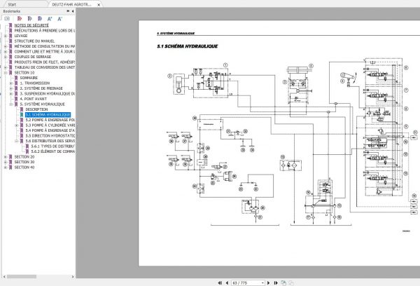 DEUTZ FAHR AGROTRON K90 K100 K110 K120 Profiline Workshop Manual FR 2