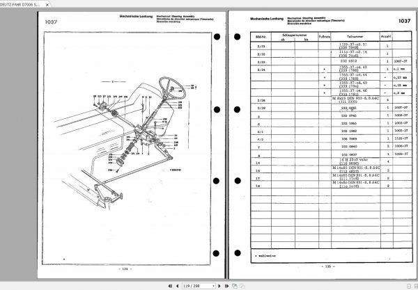 DEUTZ FAHR D7006 Spare Parts Catalog ENDEESFR 2