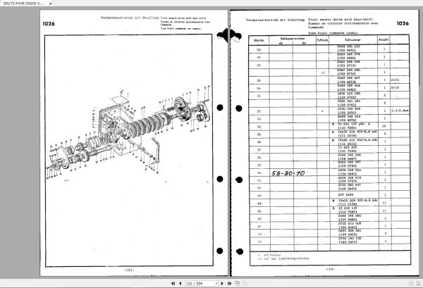 DEUTZ FAHR D9006 Spare Parts Catalog ENDEESFR 2