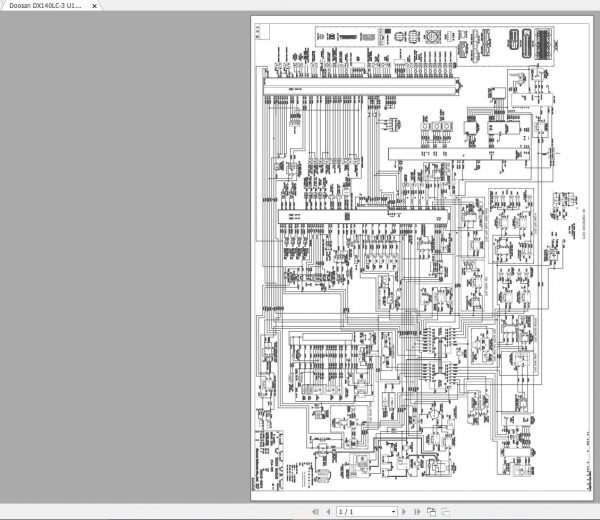 Doosan DX140LC 3 U12 U25 Electrical Circuit Diagram EN 1