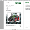 Fendt Tractor 1000 Vario S4 VIN 527 530 Diagram Operation Manual Workshop Manual ES 3
