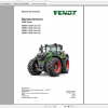 Fendt Tractor 1000 Vario S4 VIN 527 530 Diagram Operation Manual Workshop Manual ES 6