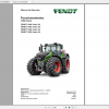 Fendt Tractor 1000 Vario S4 VIN 527 530 Diagram Operation Manual Workshop Manual ES 7