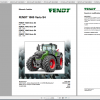 Fendt Tractor 1000 Vario S4 VIN 527 530 Diagram Operation Workshop Manual FR 1