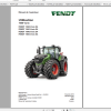 Fendt Tractor 1000 Vario S4 VIN 527 530 Diagram Operation Workshop Manual FR 6