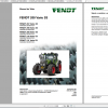 Fendt Tractor 200 Vario S3 VIN 300 304 Diagram Operator Workshop Manual ES 4