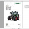 Fendt Tractor 200 Vario S3 VIN 300 304 Diagram Operator Workshop Manual ES 5