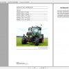 Fendt Tractor 200 Vario VFP Com3 VIN 260 264 272 274 Diagram Operator Workshop Manual ES 5