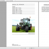 Fendt Tractor 200 Vario VFP Com3 VIN 260 264 272 274 Diagram Operator Workshop Manual ES 6