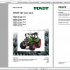 Fendt Tractor 300 Vario Gen4 VIN 351 354 Diagram Operation Manual Workshop Manual ES 1