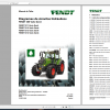 Fendt Tractor 300 Vario Gen4 VIN 351 354 Diagram Operation Manual Workshop Manual ES 9