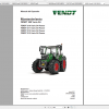 Fendt Tractor 300 Vario S4 VIN 347 350 Diagram Operation Manual Workshop Manual ES 14