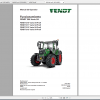 Fendt Tractor 300 Vario S4 VIN 347 350 Diagram Operation Manual Workshop Manual ES 16
