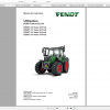 Fendt Tractor 300 Vario S4 VIN 347 350 Diagram Operation Manual Workshop Manual FR 10