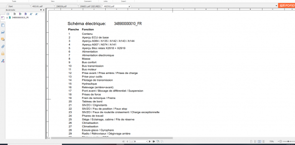 Fendt Tractor 300 Vario S4 VIN 347 350 Diagram Operation Manual Workshop Manual FR 11