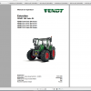 Fendt Tractor 300 Vario S4 VIN 347 350 Diagram Operation Manual Workshop Manual FR 5