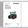 Fendt Tractor 300 Vario S4 VIN 347 350 Diagram Operation Manual Workshop Manual FR 7
