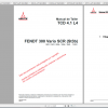 Fendt Tractor 300 Vario Scr 3b VIN 322 340 Diagram Operation Manual Workshop Manual ES 4